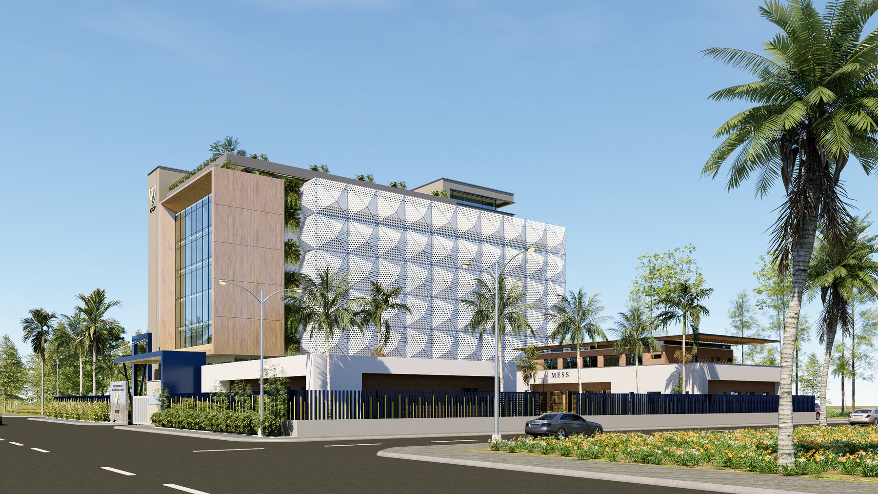 Façade du projet d'Inspection générale de la Police nationale